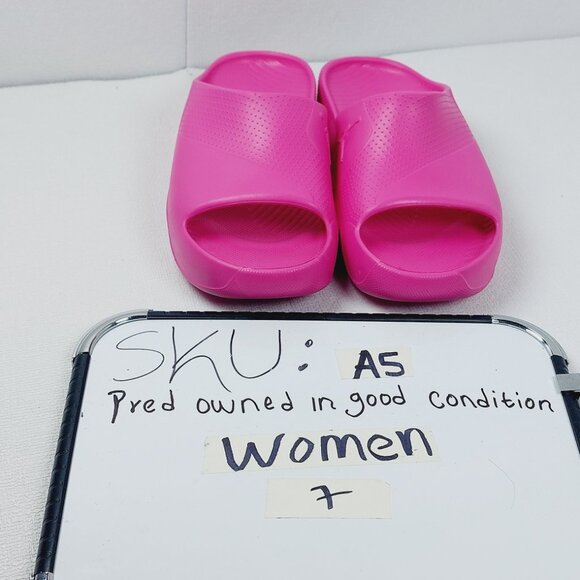 Jordan Post Women's Active Pink/Active Pink Comfy Slip-On Slides Sandals Size 7 - Picture 9 of 10